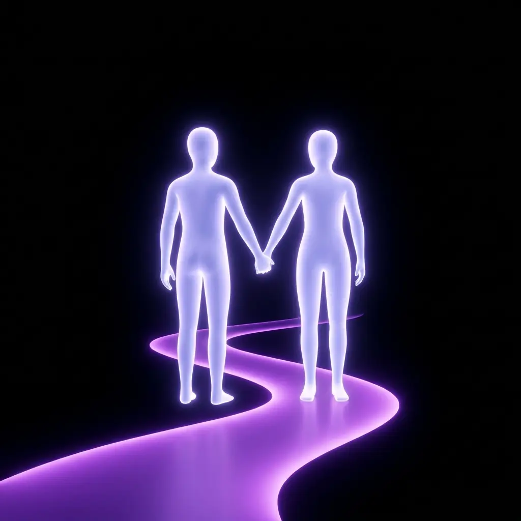 Glowing path